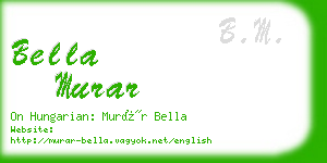bella murar business card